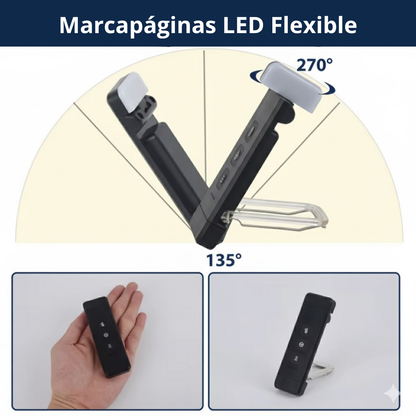 Marcapáginas LED Pro: Luz de Lectura Recargable